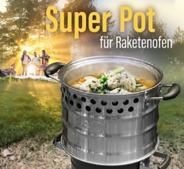 Pot für Raketenofen